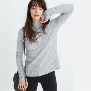 Madewell Gray Mockneck Sweater